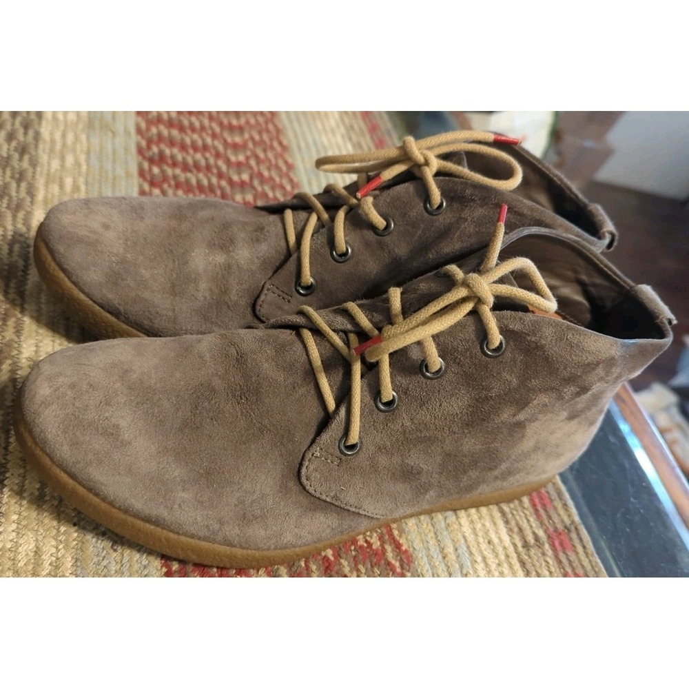 Think! Women's 44 Gray Fits US Size 9 Suede Ankle Boots Booties #87111